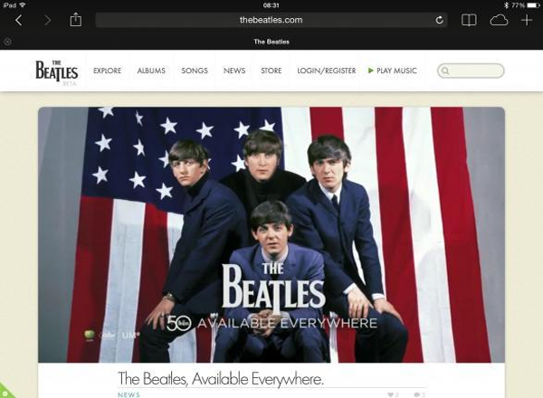The Official Beatles Website