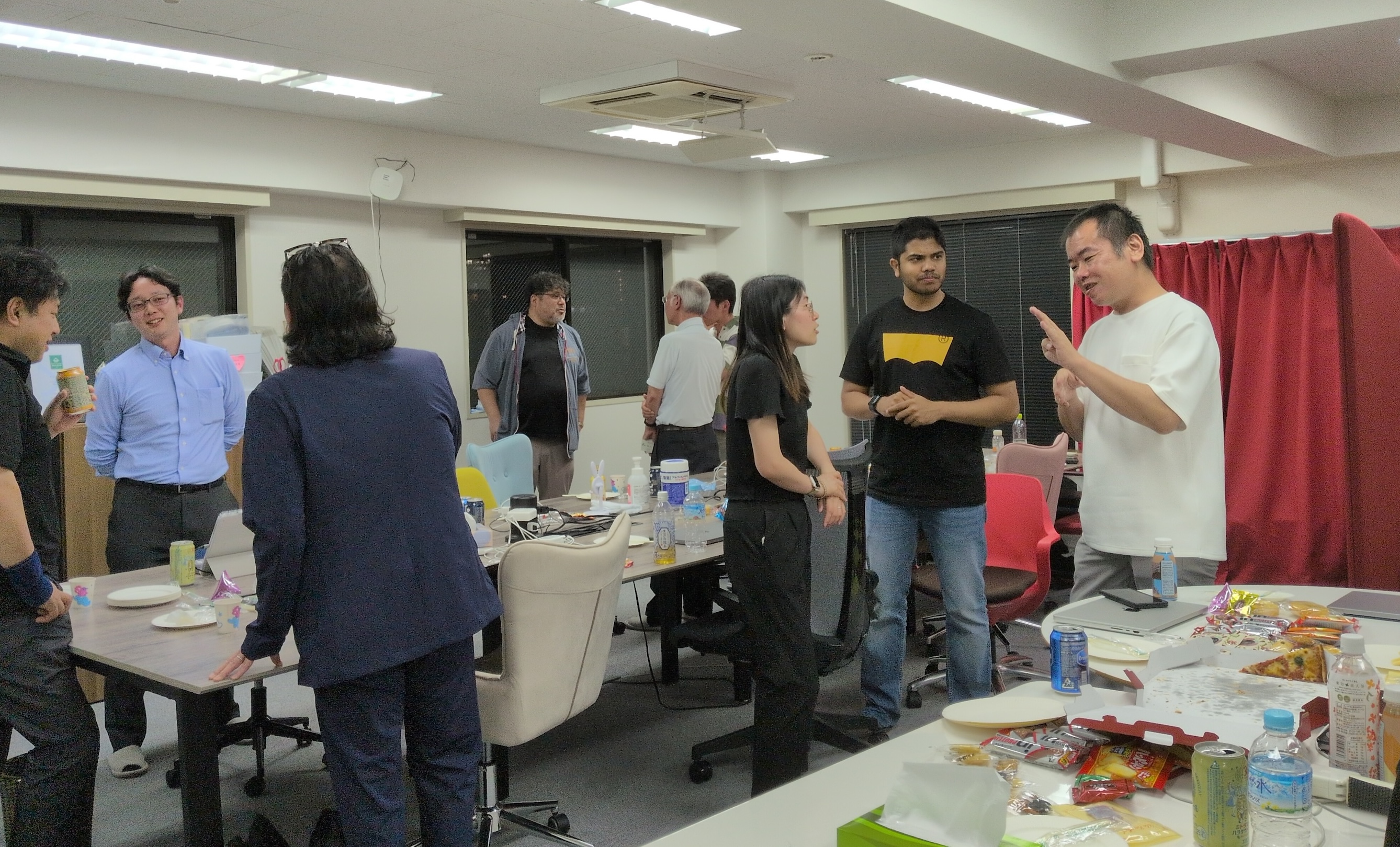 Drupal Meetup Tokyo #102 談笑の様子
