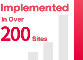 Implemented in Over 200 Sites