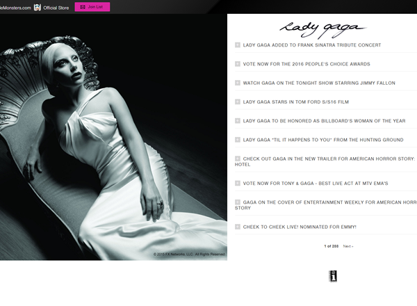 ladygaga Website