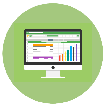 導入を表すパソコンのアイコン